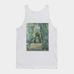 Avenue at Chantilly by Paul Cezanne Tank Top